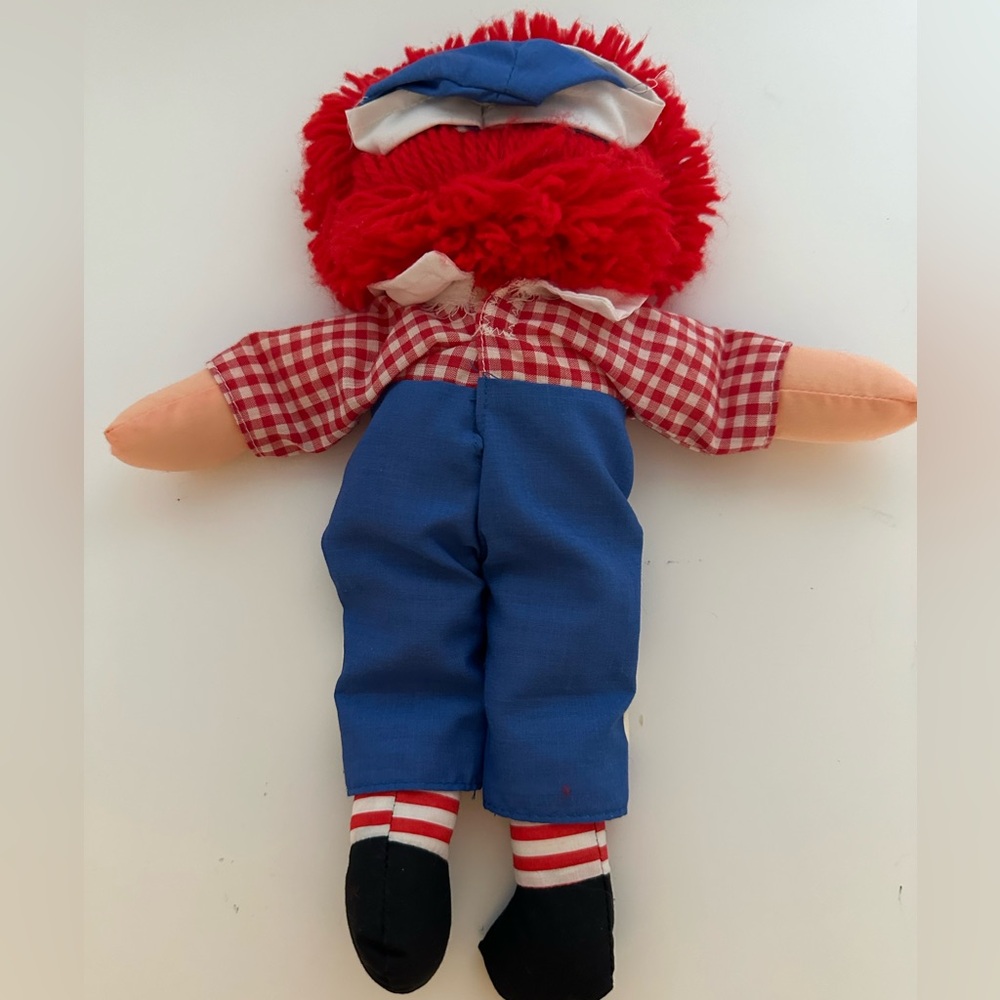 1987 Playskool Raggedy Andy Rag Boy Doll 12" New - Picture 4 of 6